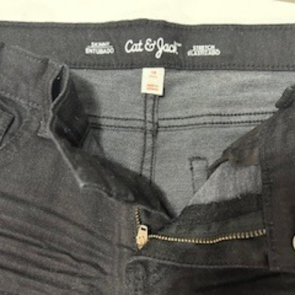 Cat & Jack black boys skinny jeans